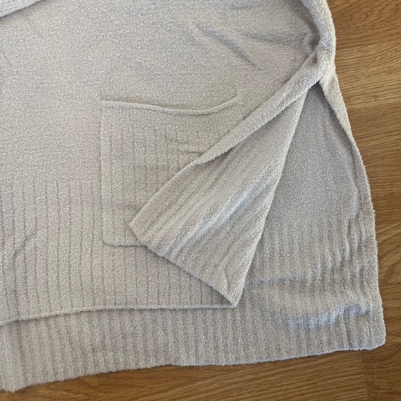 Barefoot Dreams CozyChic Lite Sweater, Size S/M, Ivory/Cream - Picture 3 of 10